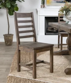 Wood Slatted Back Dining Chair-Kirkland's Home Best Sale