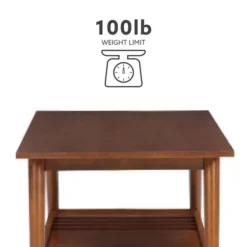 Wood Slatted Bottom Shelf Coffee Table-Kirkland's Home Sale