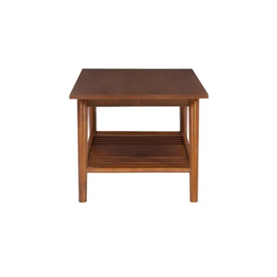 Wood Slatted Bottom Shelf Coffee Table-Kirkland's Home Sale