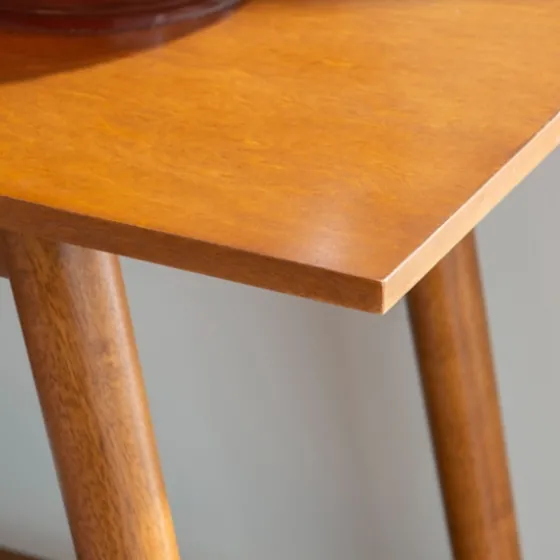 Wood Slatted Bottom Shelf Console Table-Kirkland's Home Hot