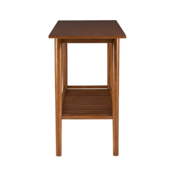 Wood Slatted Bottom Shelf Console Table-Kirkland's Home Hot
