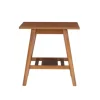 Wood Slatted Bottom Shelf Side Table-Kirkland's Home Outlet