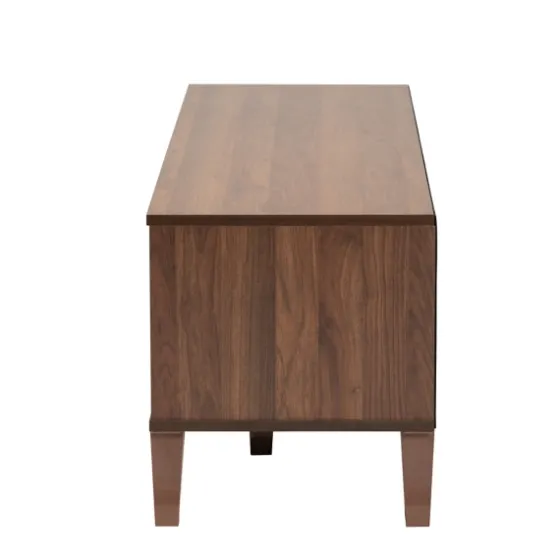 Wood Slatted Midcentury Tv Stand-Kirkland's Home Fashion
