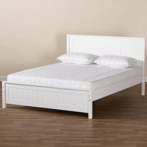 Wood Slatted Queen Bed Frame-Kirkland's Home Outlet