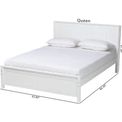 Wood Slatted Queen Bed Frame-Kirkland's Home Outlet