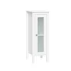 Wood Slim Single Glass Door Floor Cabinet-Kirkland's Home Best Sale