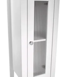 Wood Slim Single Glass Door Floor Cabinet-Kirkland's Home Best Sale