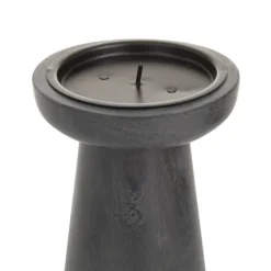 Wood Tapered 3-Pc. Pillar Candle Holder Set-Kirkland's Home Discount