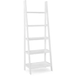 Wood 5-Tier Ladder Bookshelf-Kirkland's Home Discount