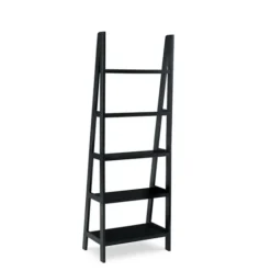 Wood 5-Tier Ladder Bookshelf-Kirkland's Home Clearance