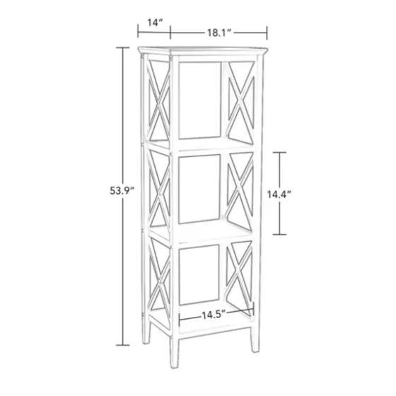Wood 3-Tier Storage Shelf-Kirkland's Home Best Sale