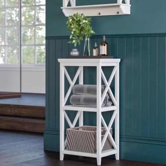 Wood 2-Tier Storage Shelf-Kirkland's Home Flash Sale