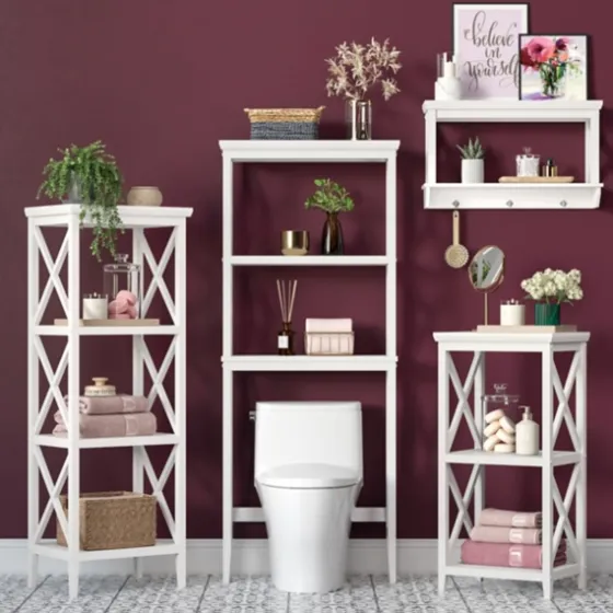 Wood 2-Tier Storage Shelf-Kirkland's Home Flash Sale