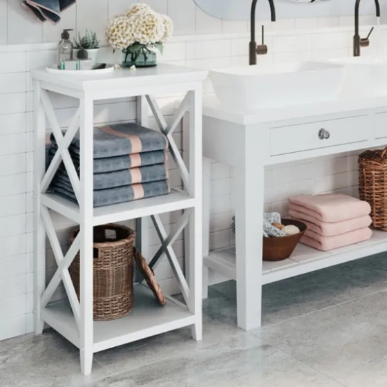 Wood 2-Tier Storage Shelf-Kirkland's Home Flash Sale