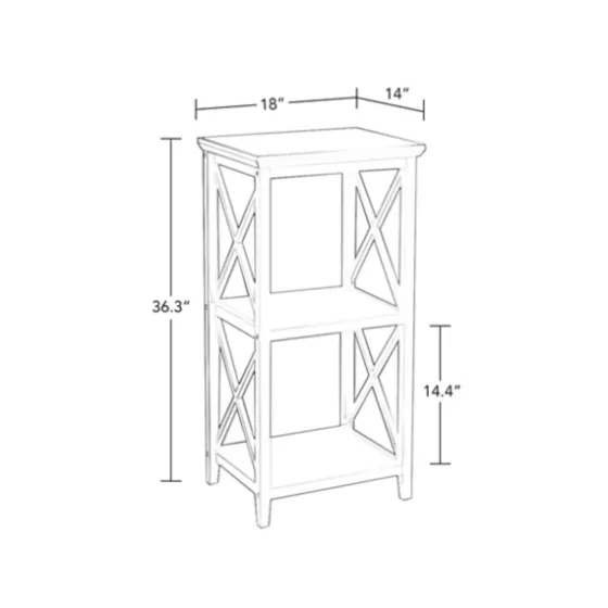 Wood 2-Tier Storage Shelf-Kirkland's Home Flash Sale