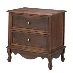 Wood Traditional 2-Drawer Nightstand-Kirkland's Home Sale
