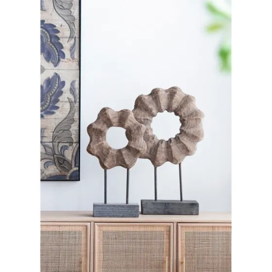 Wood Wave Ring Figurine-Kirkland's Home Cheap
