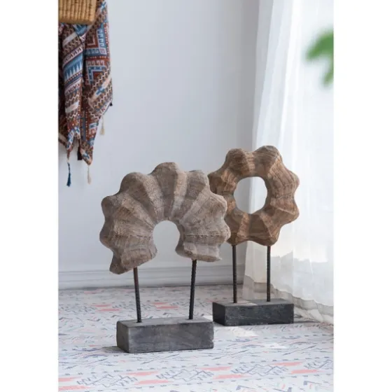 Wood Wave Ring Figurine-Kirkland's Home Cheap