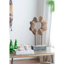 Wood Wave Ring Figurine-Kirkland's Home Cheap