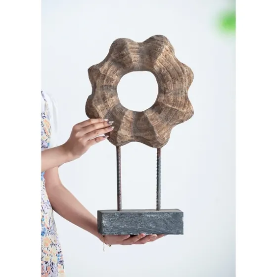Wood Wave Ring Figurine-Kirkland's Home Cheap