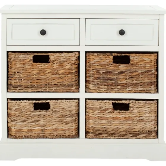 Wood Woven Baskets Cabinet-Kirkland's Home Cheap