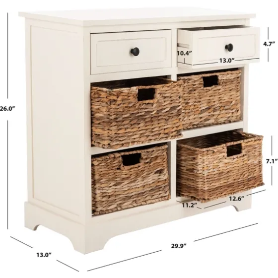 Wood Woven Baskets Cabinet-Kirkland's Home Cheap