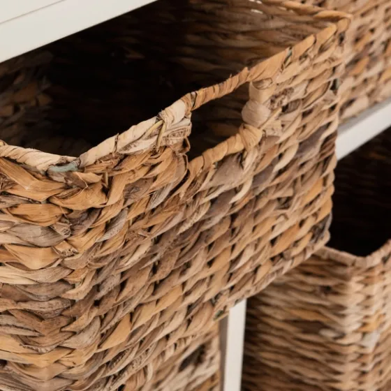 Wood Woven Baskets Cabinet-Kirkland's Home Cheap