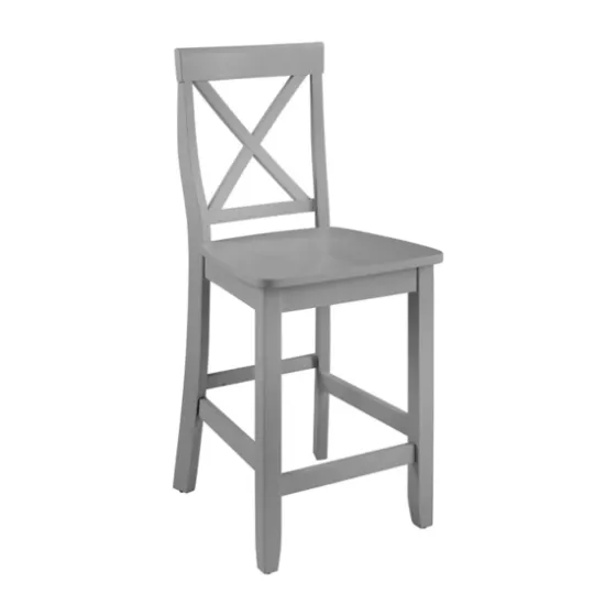 Wood X-Back Counter Stools, Set Of 2-Kirkland's Home Flash Sale