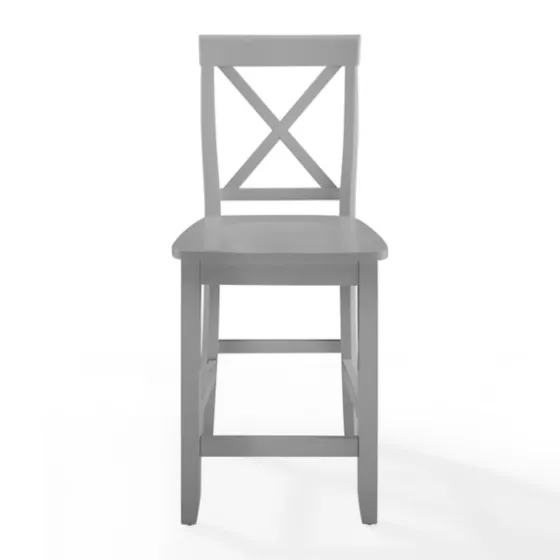 Wood X-Back Counter Stools, Set Of 2-Kirkland's Home Flash Sale