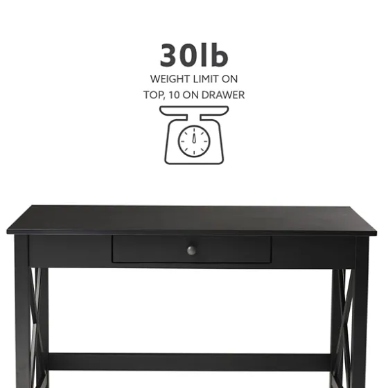 Wood X-Sides Desk-Kirkland's Home Store