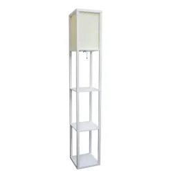 Wooden Column Shelf Floor Lamp-Kirkland's Home Hot