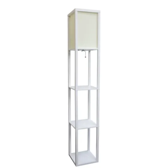 Wooden Column Shelf Floor Lamp-Kirkland's Home Hot