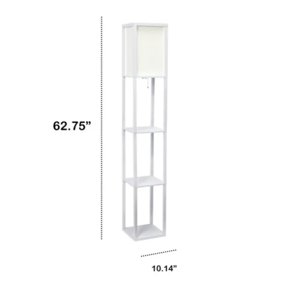 Wooden Column Shelf Floor Lamp-Kirkland's Home Hot
