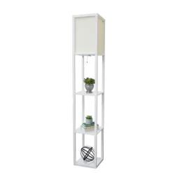 Wooden Column Shelf Floor Lamp-Kirkland's Home Hot