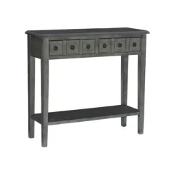 Wooden Console Table With Double Drawers-Kirkland's Home Store