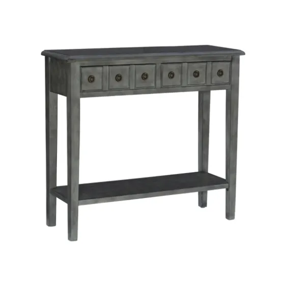 Wooden Console Table With Double Drawers-Kirkland's Home Store