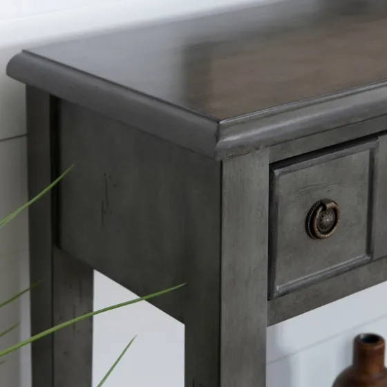 Wooden Console Table With Double Drawers-Kirkland's Home Store