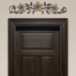 Wooden Floral Over Door Plaque-Kirkland's Home Cheap