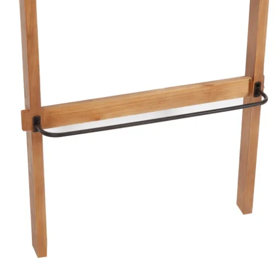 Wooden Leaning Ladder With Hooks-Kirkland's Home Fashion