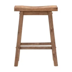 Wooden Saddle Seat Counter Stool-Kirkland's Home Cheap