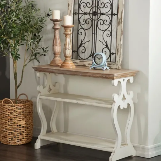 Wooden 2-Shelf Console Table-Kirkland's Home Best Sale