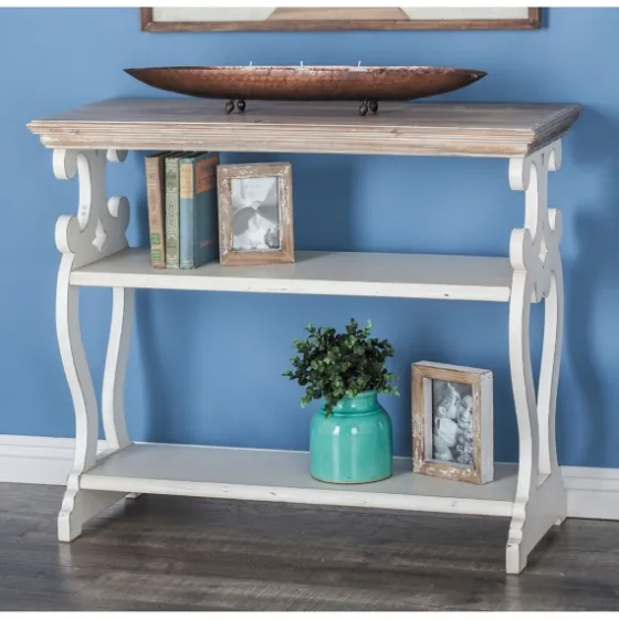 Wooden 2-Shelf Console Table-Kirkland's Home Best Sale