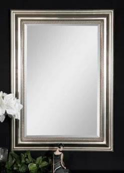 Wooden Silver Leaf Mirror-Kirkland's Home Shop