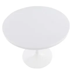Wooden Top Metal Base Round Dining Table-Kirkland's Home Cheap
