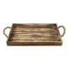 Wooden Tray With Rope Handles-Kirkland's Home Online