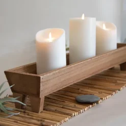 Wooden Trough Long Tray-Kirkland's Home New