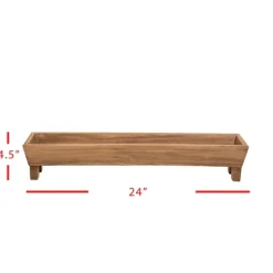 Wooden Trough Long Tray-Kirkland's Home New
