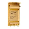 Wooden Wall Note Roll With Hooks-Kirkland's Home New