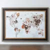 World Map Natural Framed Art Print-Kirkland's Home Store