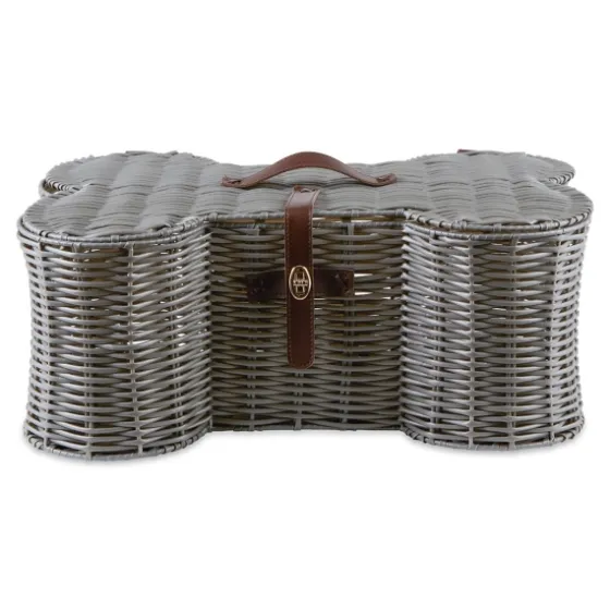 Woven Bone Shaped Basket, 21 In.-Kirkland's Home Fashion